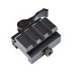 3 SLOTS STANDARD 20mm RAIL 1/2 INCH RISER QD BLACK, Enhance your optic positioning with this ½-inch Riser Mount, designed for all standard 20 mm rails